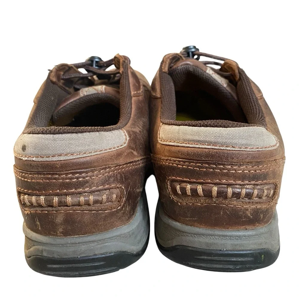 Red Wing Safety Toe Work Shoes Sz 8.5 E2 41.5 Brown Leather Slip Resistant 6708
